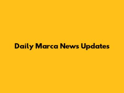 Daily Marca News Updates
