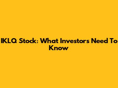 IKLQ Stock: What Investors Need To Know