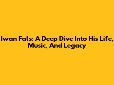 Iwan Fals: A Deep Dive Into His Life, Music, And Legacy