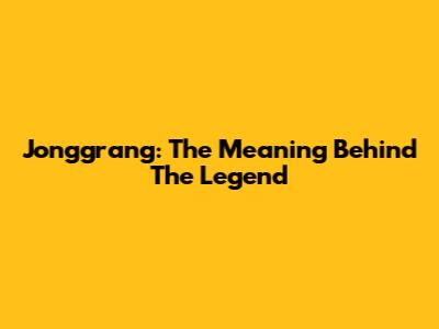 Jonggrang: The Meaning Behind The Legend