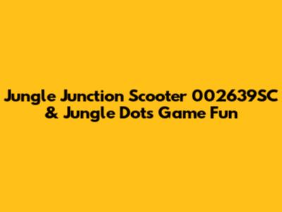Jungle Junction Scooter 002639SC & Jungle Dots Game Fun