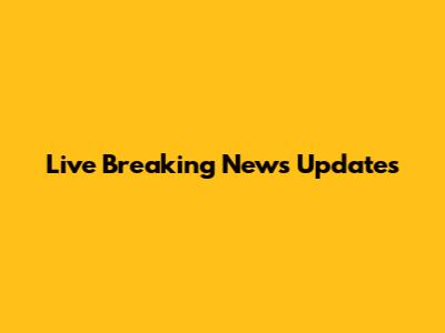 Live Breaking News Updates
