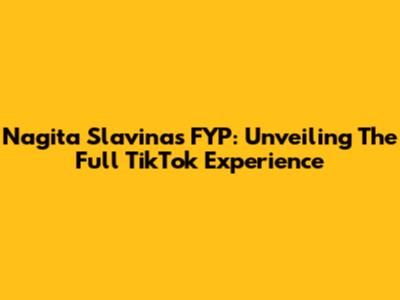Nagita Slavina's FYP: Unveiling The Full TikTok Experience