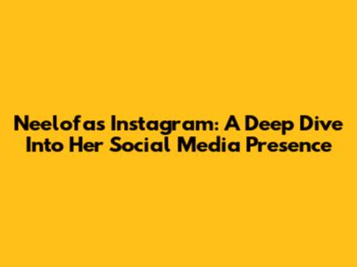Neelofa's Instagram: A Deep Dive Into Her Social Media Presence