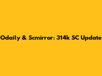 Odaily & Scmirror: 314k SC Update