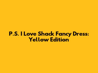 P.S. I Love Shack Fancy Dress: Yellow Edition