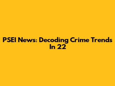 PSEI News: Decoding Crime Trends In '22
