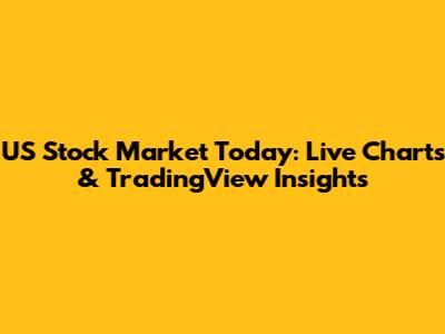 US Stock Market Today: Live Charts & TradingView Insights